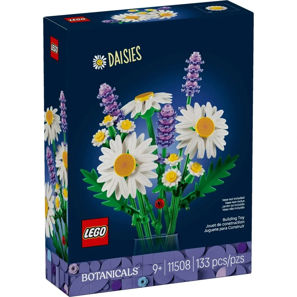 LEGO BOTANICALS/DAISIES FLOWERS/133 PCS/11508/NEW & SEALED/MSLBDB070426